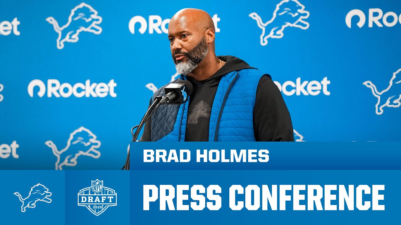Brad Holmes NFL Draft Day 2 Press Conference | April 25, 2025