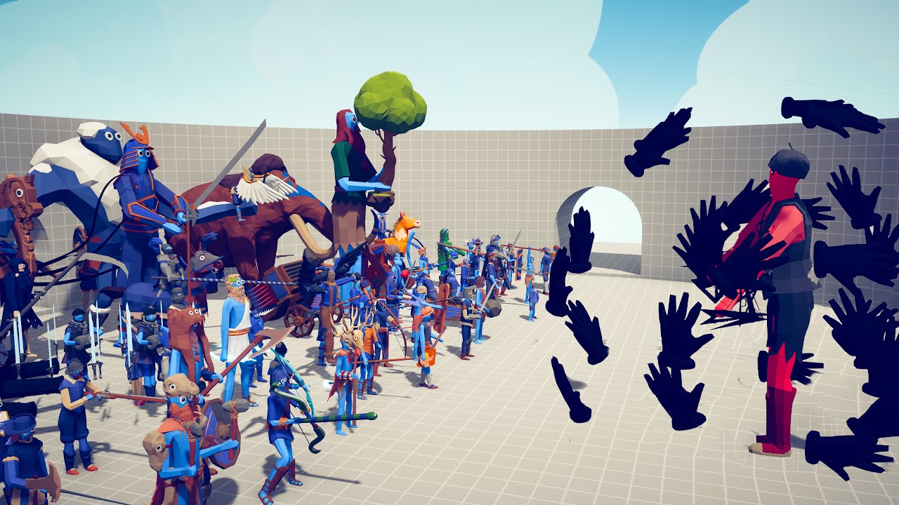 HOW MANY FACTIONS TO TAKE DOWN DARK PEASANT -  Totally Accurate Battle Simulator TABS