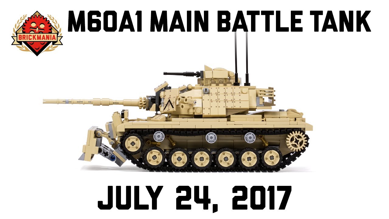M60A1 Main Battle Tank - Custom Military Lego