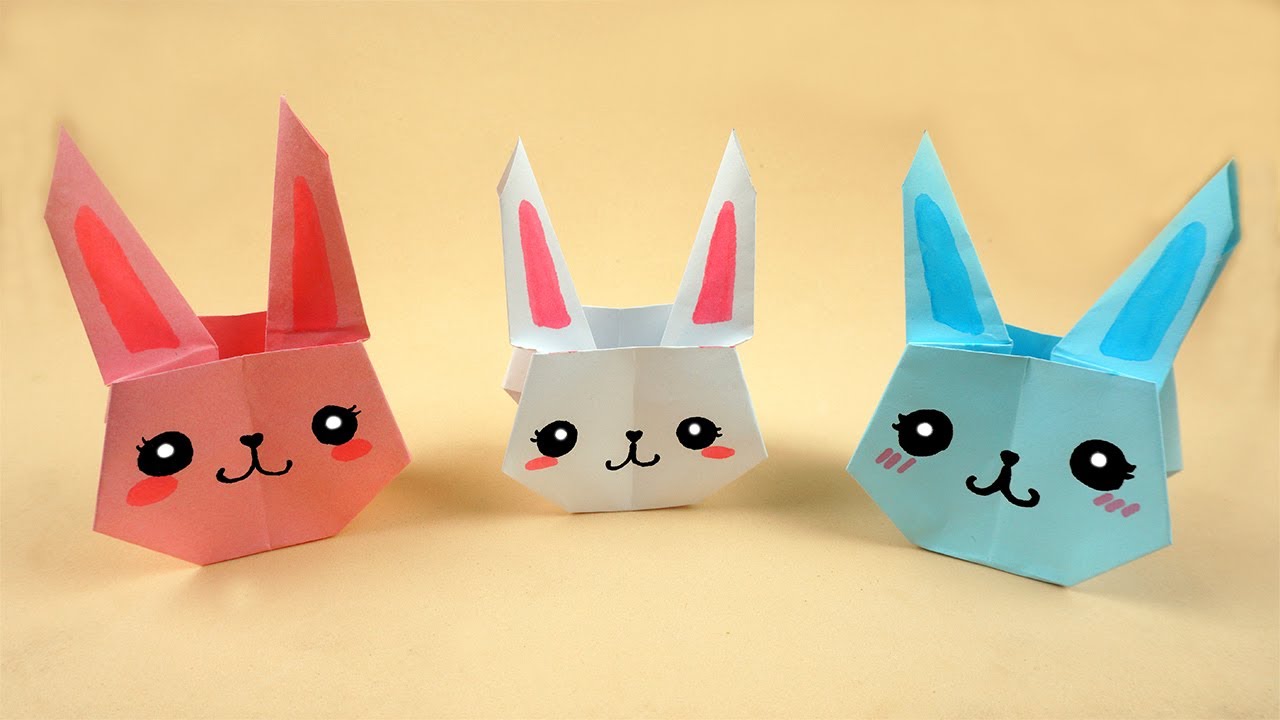 Osterkörbchen basteln - Osterkörbchen aus papier | Diy ideen für ostern | Easter basket