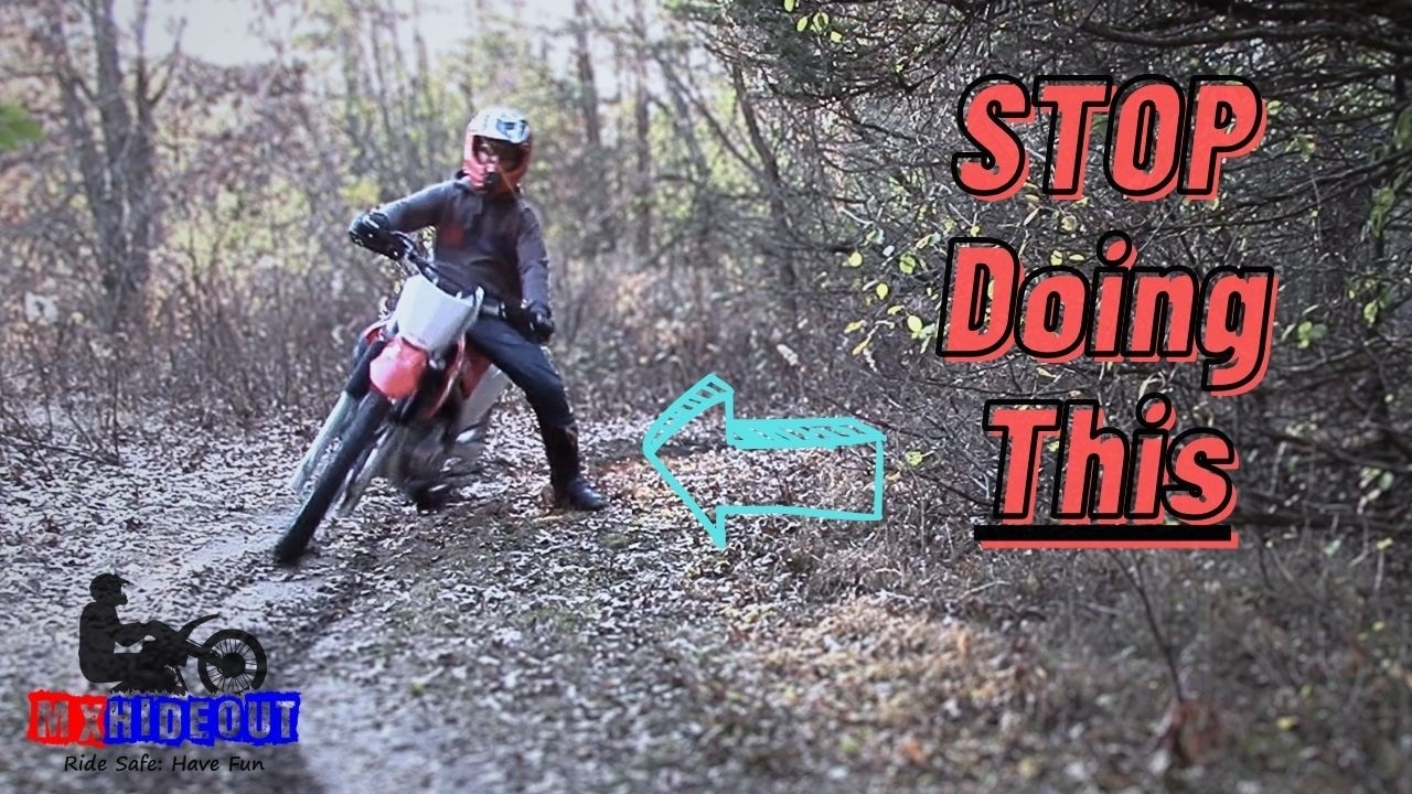 2 PAINFUL Turning Mistakes Most Beginner Trail Riders Make On A Dirt Bike