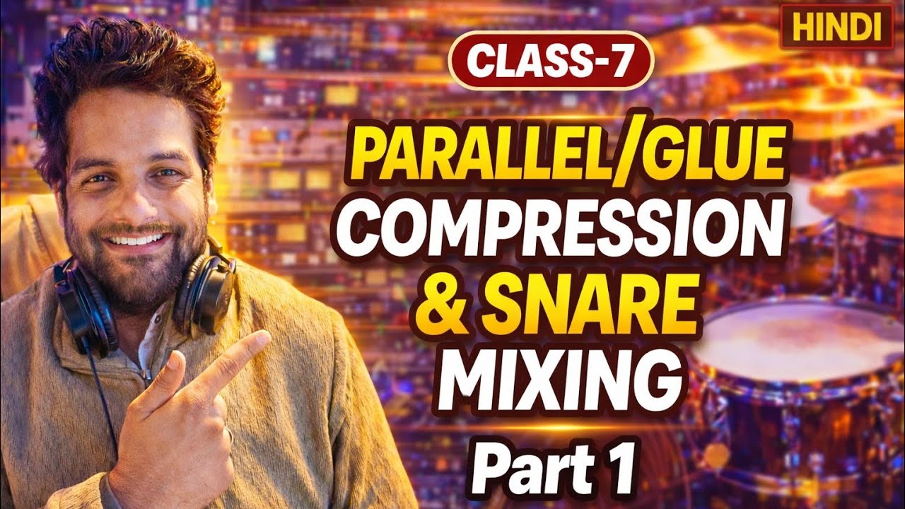 Parallel Compression Masterclass Part 1🔥 Glue Compression & Snare Mixing in FL Studio (Live Class)