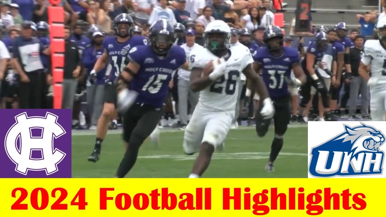 New Hampshire vs Holy Cross Football Game Highlights 9 7 2024