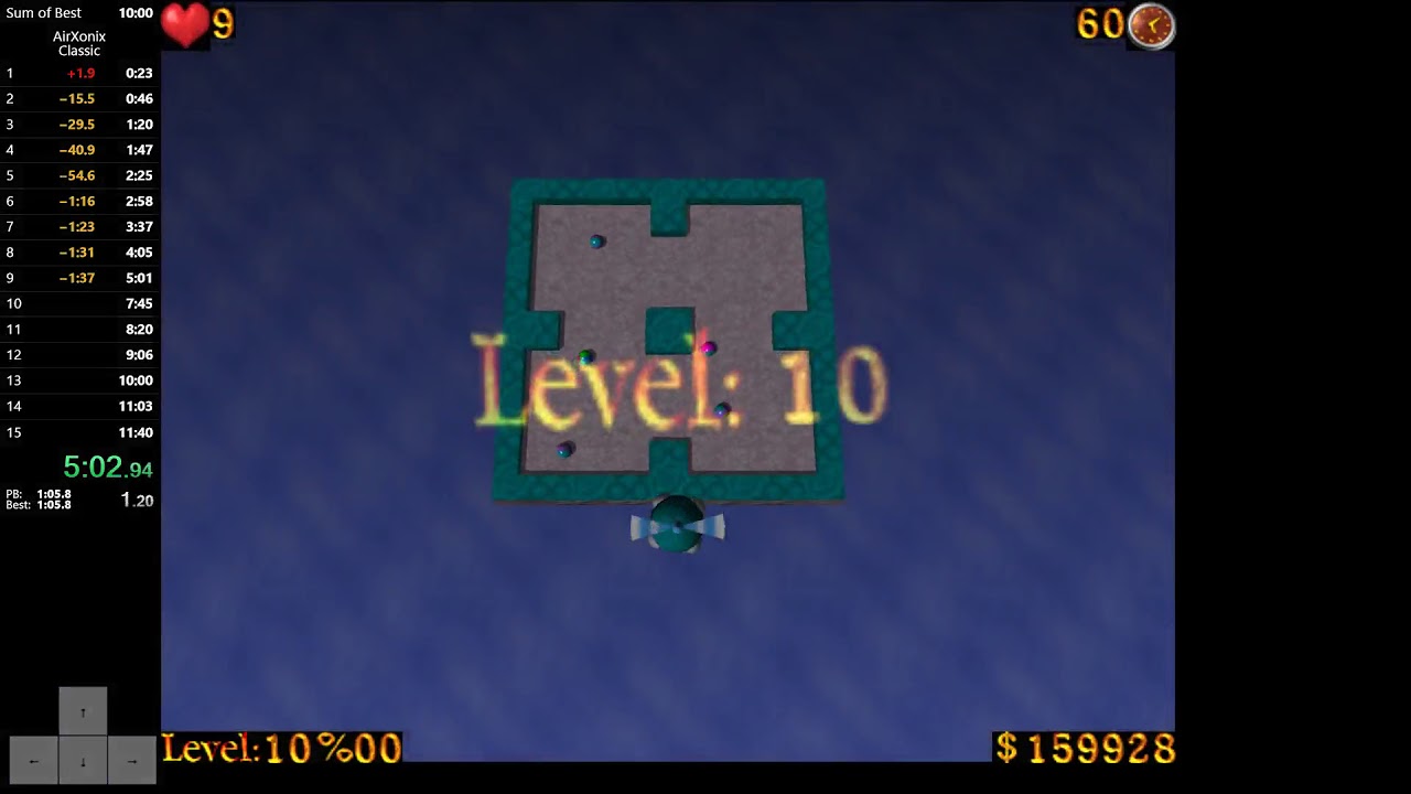 AirXonix Classic Speedrun (9:10)