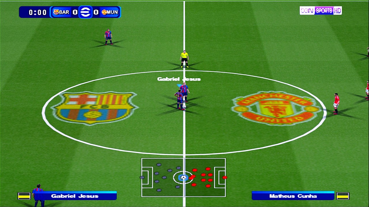 PES 2027 &mdash; Барселона против Манчестер Юнайтед | PS2