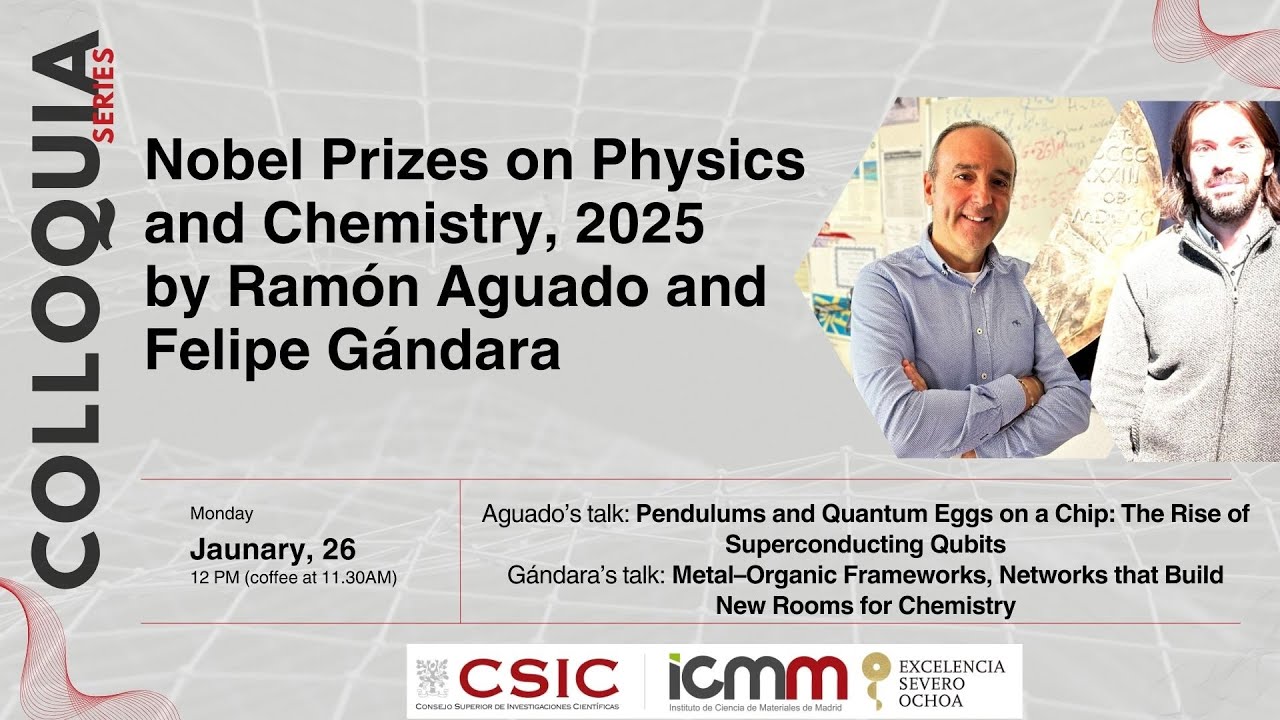Colloquium Nobel Prizes 2025 by Ram&oacute;n Aguado and Felipe G&aacute;ndara