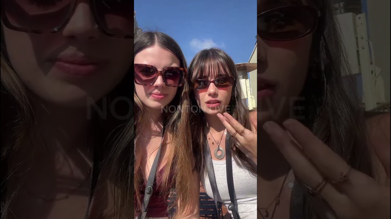 🥳 Две прекрасные девушки на отдыхе🛍🎈⛱