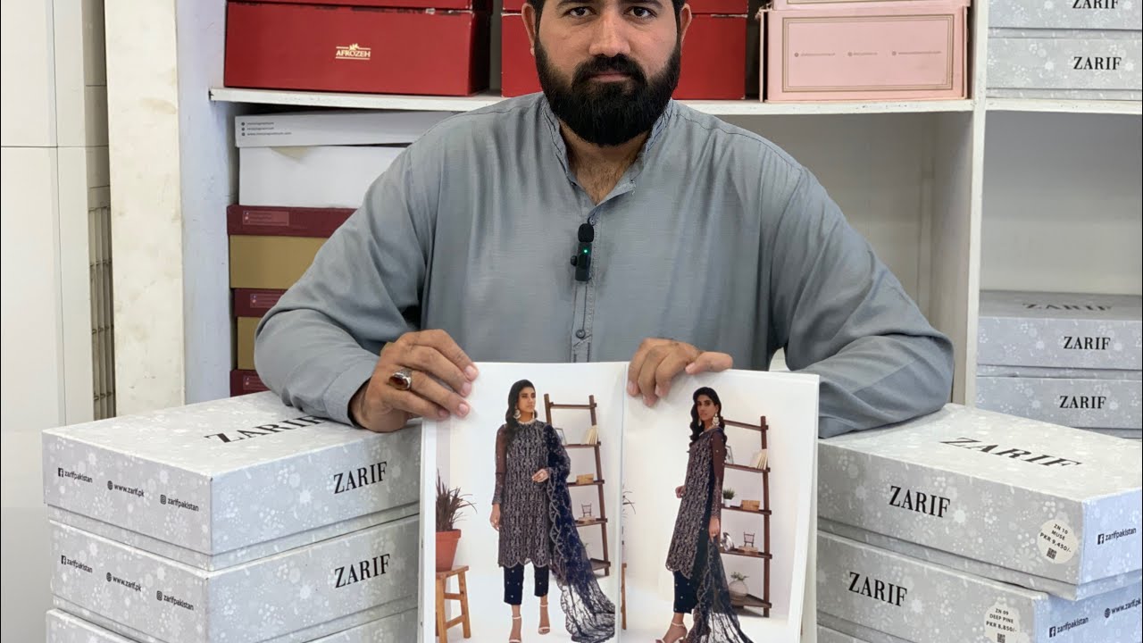 Brand name Zarif Nazneen for more information contact us 03211009976
