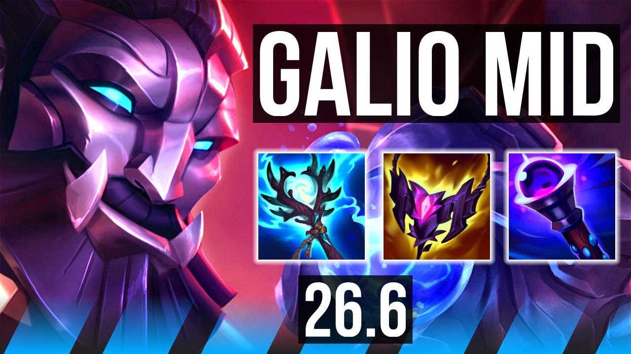 GALIO vs XERATH (MID) | Dark Harvest | TR Challenger | 26.6
