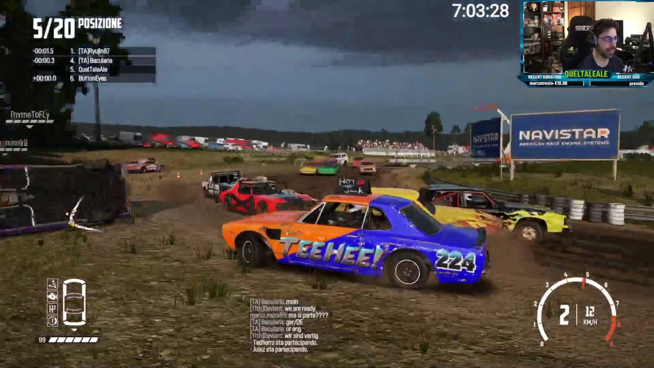 SPORTELLATE CON VANZINI E NU | Wreckfest - Gameplay ITA | LIVE #10