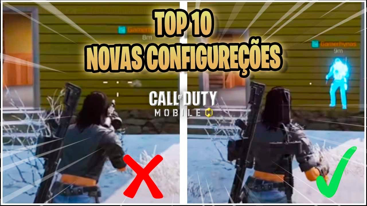 TOP 10 NOVAS CONFIGURAÇÕES DA SEASON 6 DO CALL OF DUTY MOBILE #codashop
