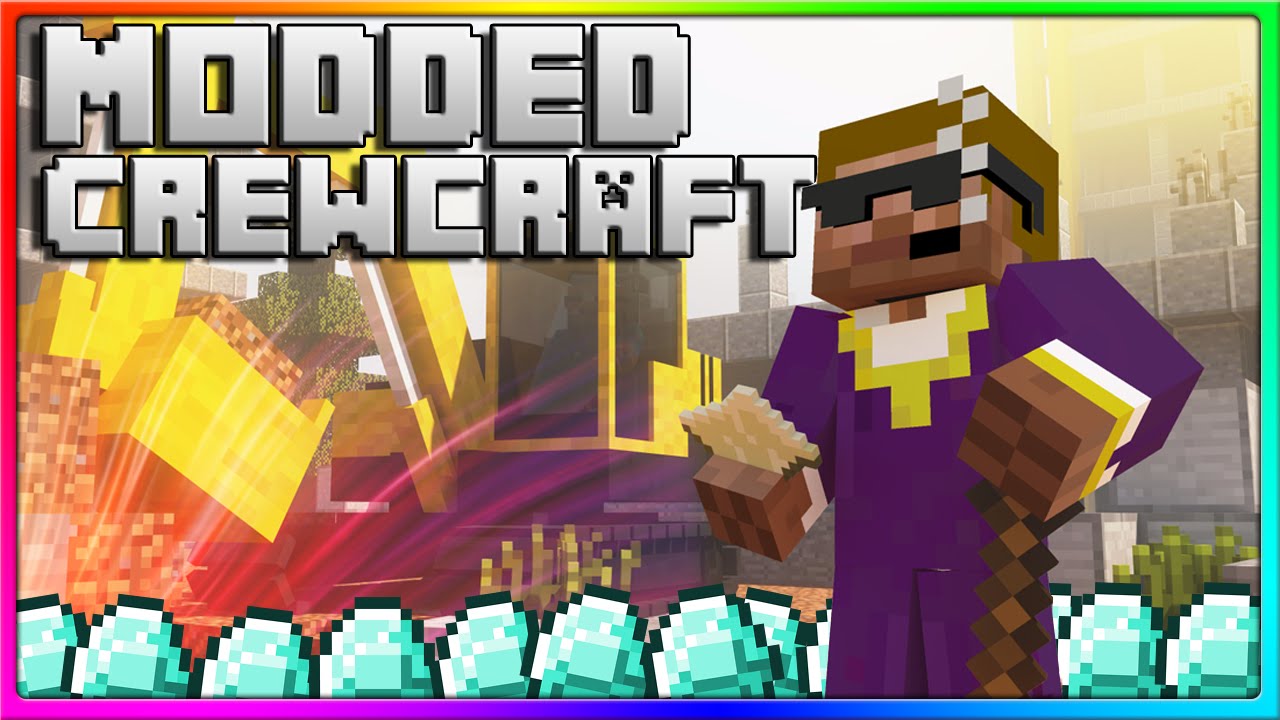 Minecraft - Let me Bat You a Question Feller (Modded Crewcraft Episode 1!)