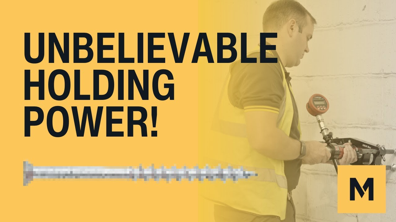 The strongest fixing for aerated blocks? We strength tested it