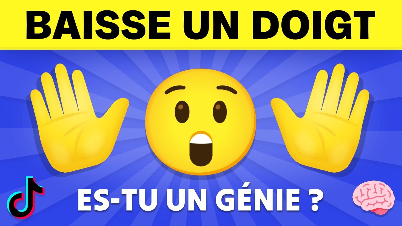 BAISSE UN DOIGT SI... Teste ton INTELLIGENCE ! 🧠
