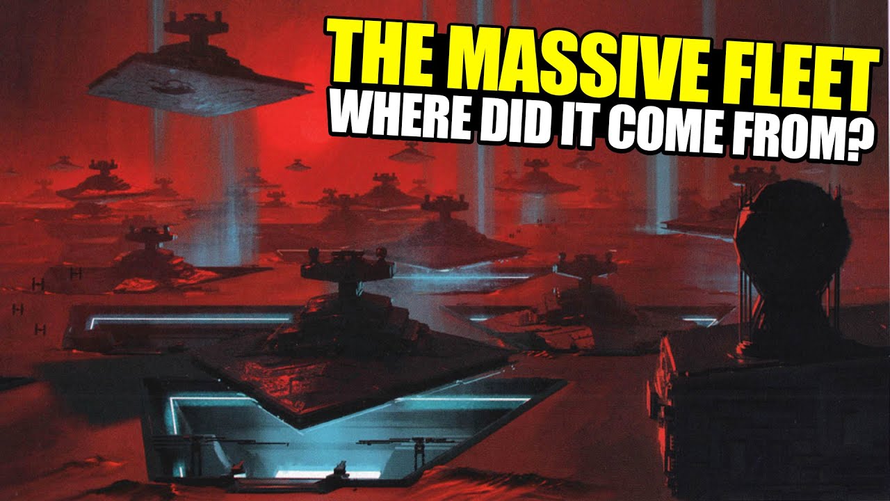 Where did Palpatine get the MASSIVE FLEET in The Rise of Skywalker?