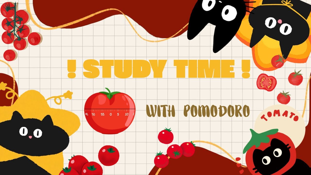 STUDY WITH ME! TIME FOR A POMODORO