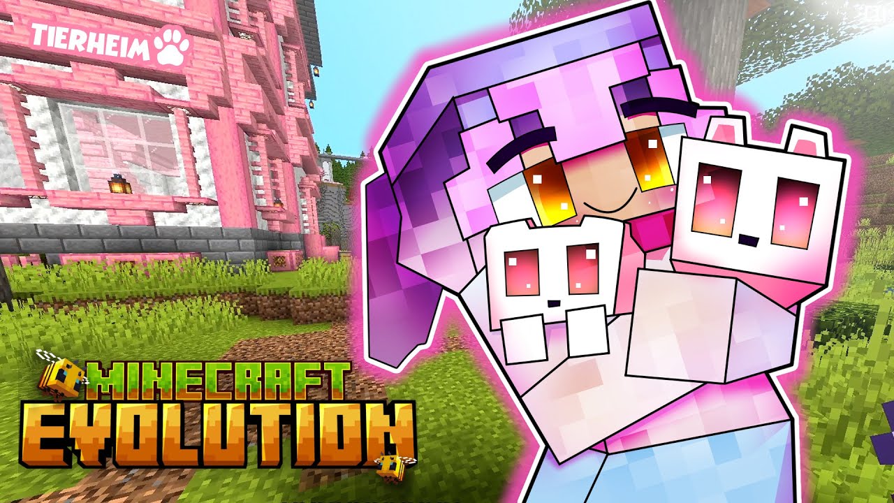 Die Pranksisters eröffnen ein Tierheim bei Minecraft Evolution! @IsyCheesy @Dreemtum