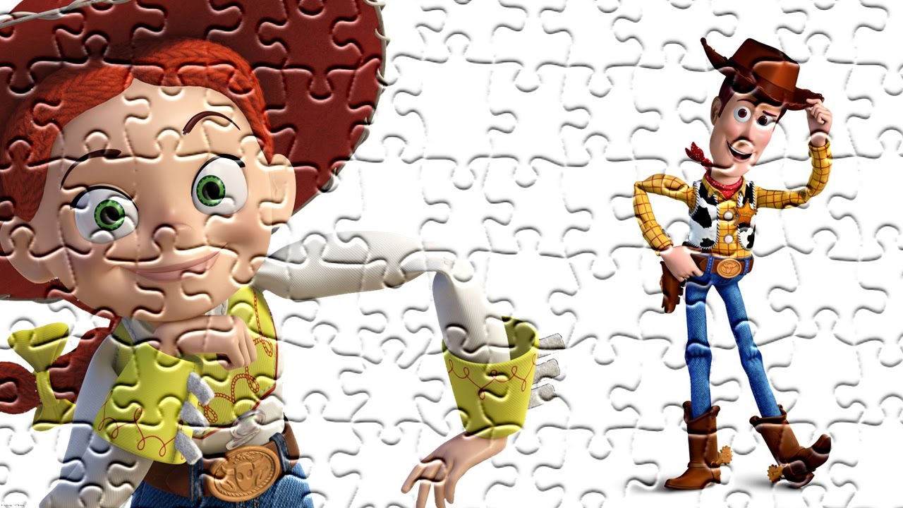 Toy Story Jessie and Woody Puzzle Games!