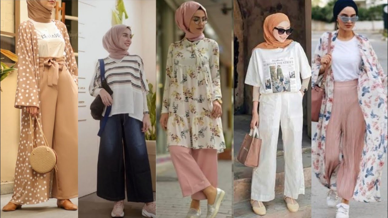 HOW TO STYLE PALAZZO PANTS WITH HIJAB OUTFIT |DRESS STYLE