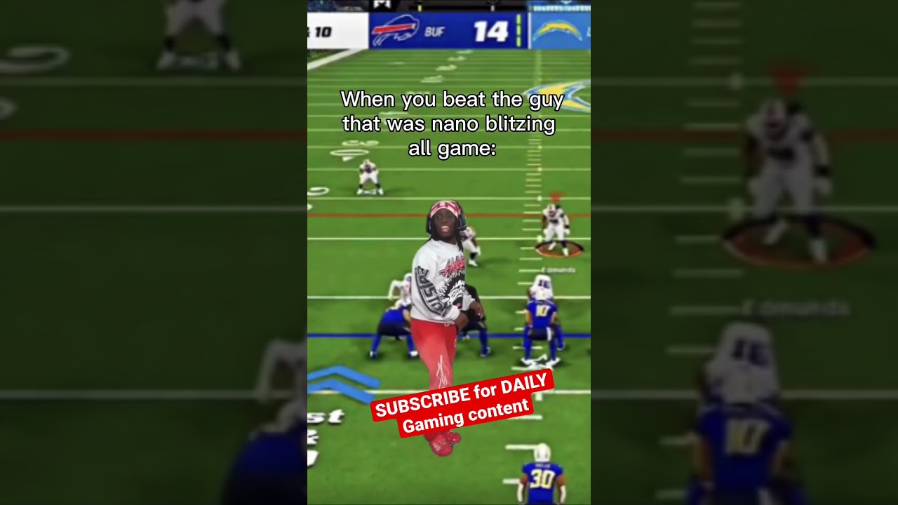 Nano blitzers in Madden&hellip;‼️