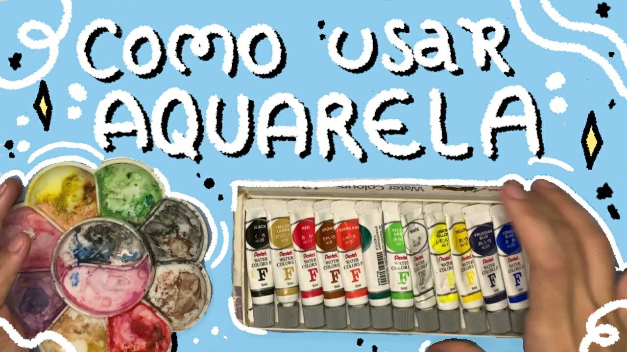 COMO USAR AQUARELA | TUTORIAL parte 1| @LOLACANDYCOLOR #aquarela