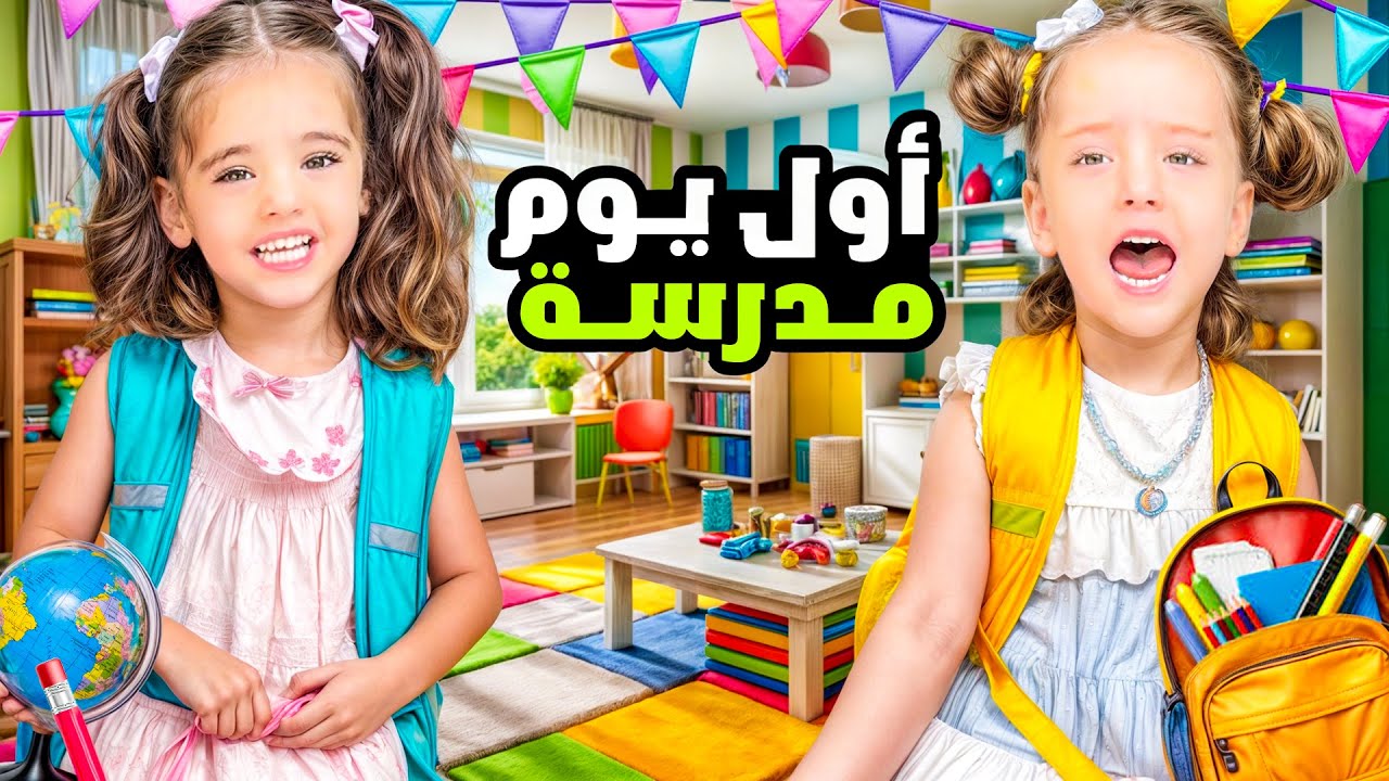 ماريا وكتاليا اول يوم مدرسة - دمرو المدرسة وطردوهم 😱