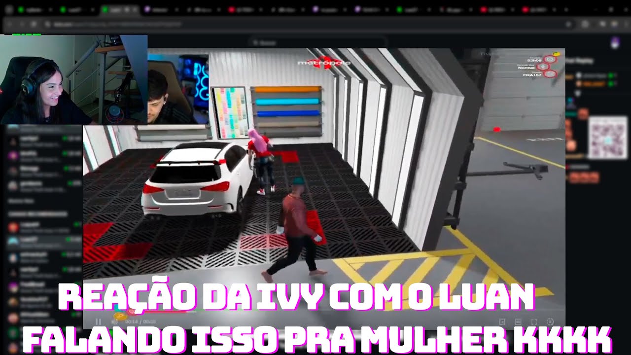 IVY REAGINDO AO LUAN FALANDO ISSO PRA MULHER KKKK