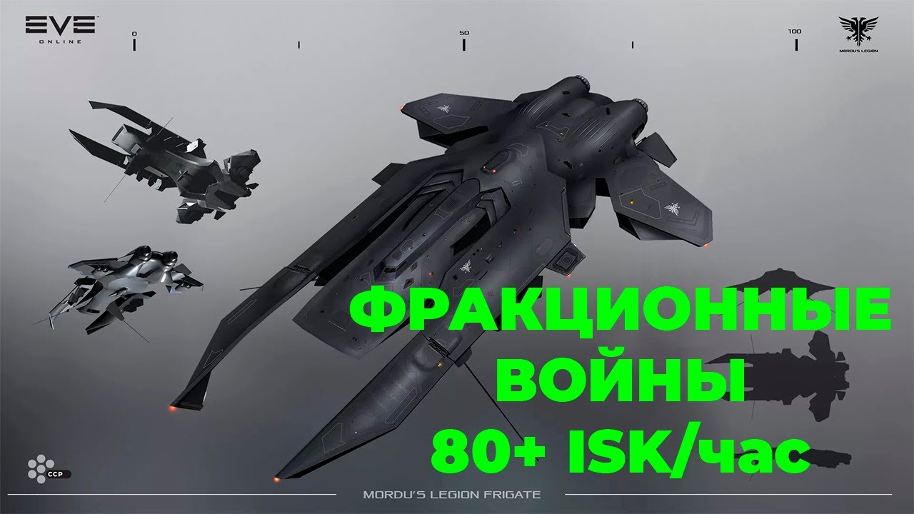 Фракционные войны Eve Online 80+ ISK/час для Альфа аккаунта