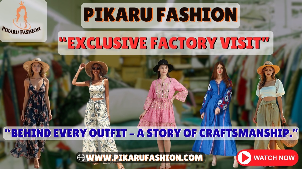 Pikaru Fashion Factory Visit | Complete Garment Manufacturing Process Overview #clothing #fashion