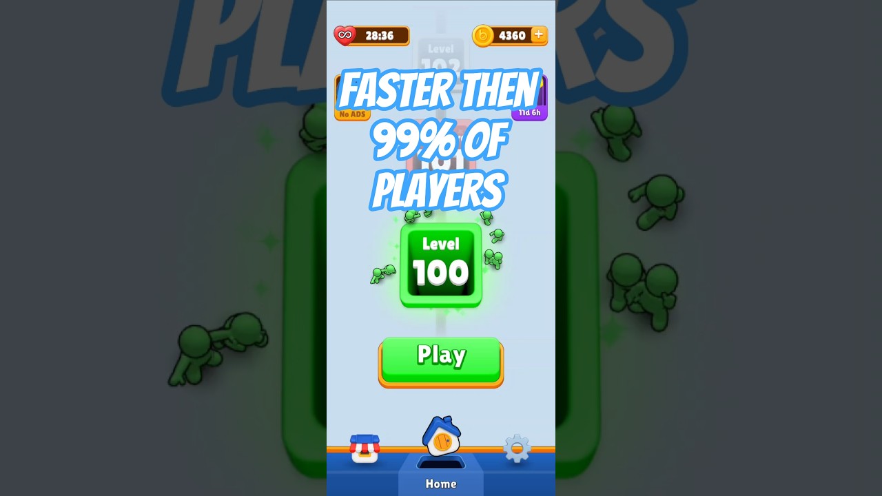 Level 100 in Drop Away by Rollic Games