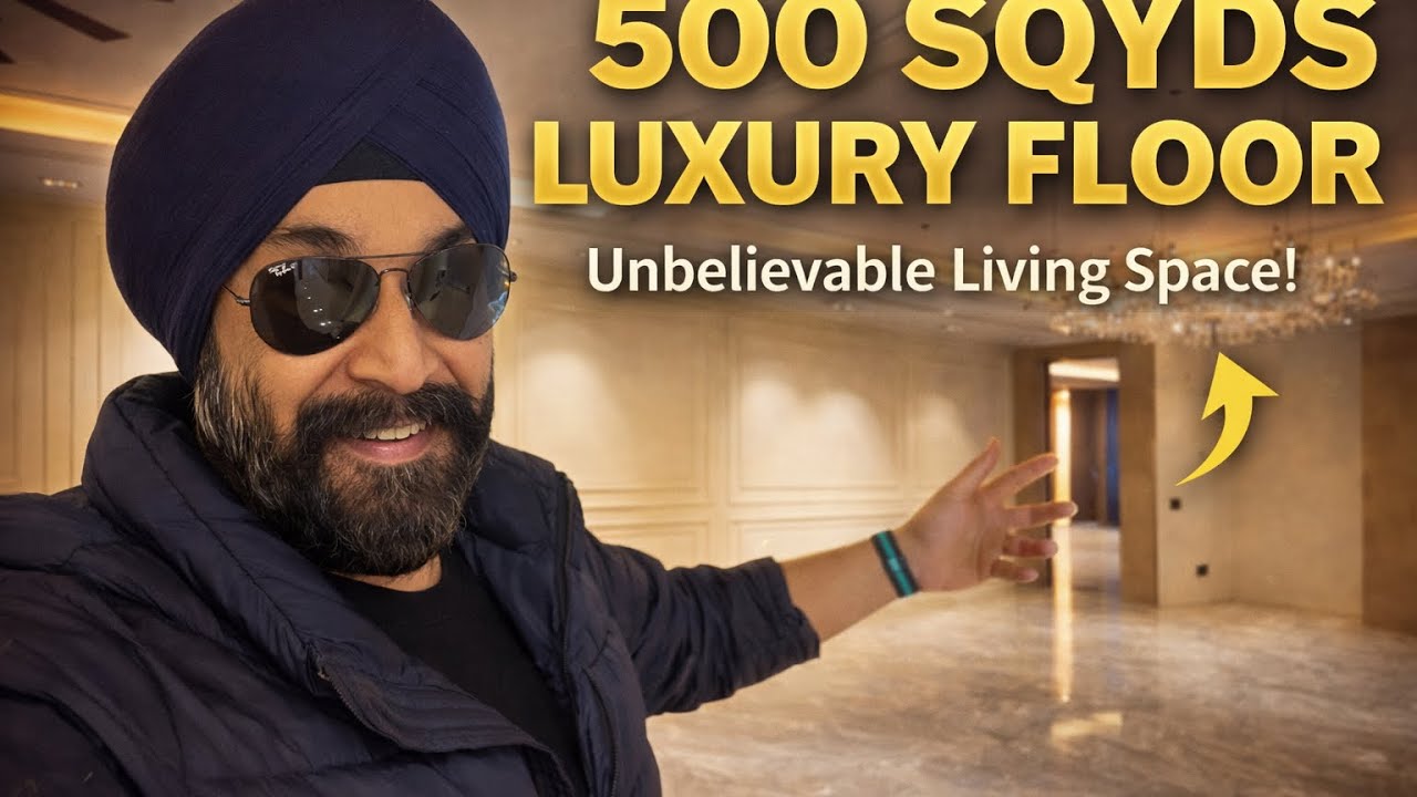 DLF Gurgaon 4BHK Builder Floor | 500 Sq Yds Luxury Home Tour