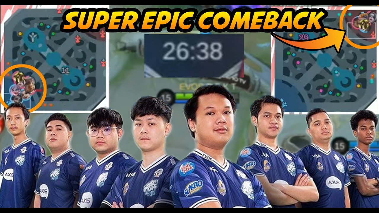 SUPER EPIC COMEBACK TERGILA YG PERNAH GW LIAT DI MPL S7!! GA BS BERKATA APA2 LG NGELIAT EVOS GG!!