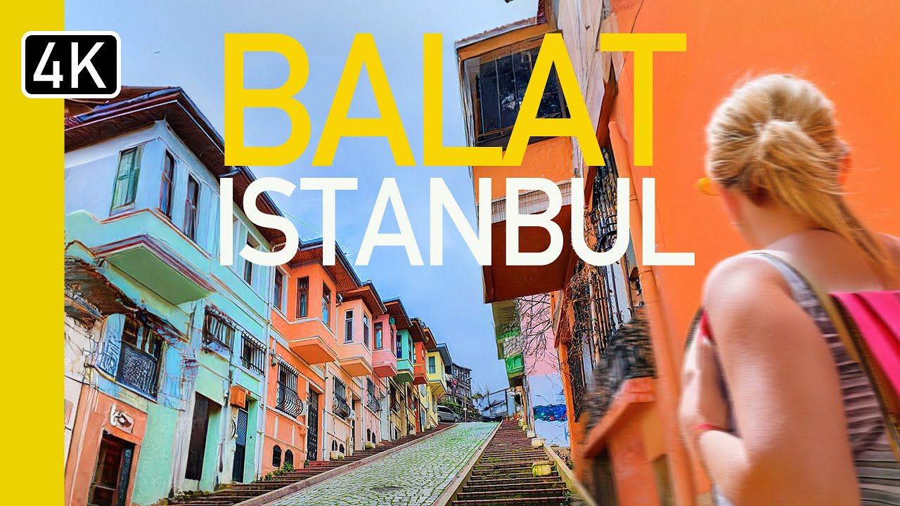 (subtitles) Walking Tour of Vibrant Balat, Istanbul 2025 | What's it like? 4K HDR