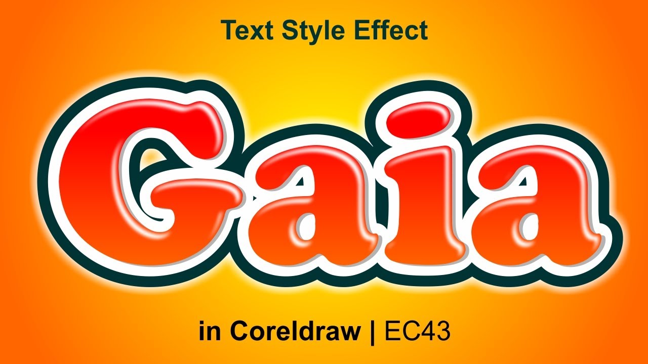Cara Desain Tulisan Keren Coreldraw Pemula Wajib Bisa