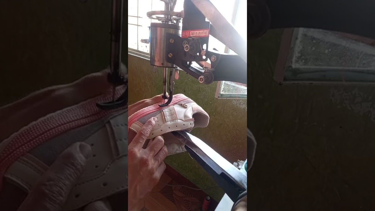 costura con máquina puntiadora china de motor