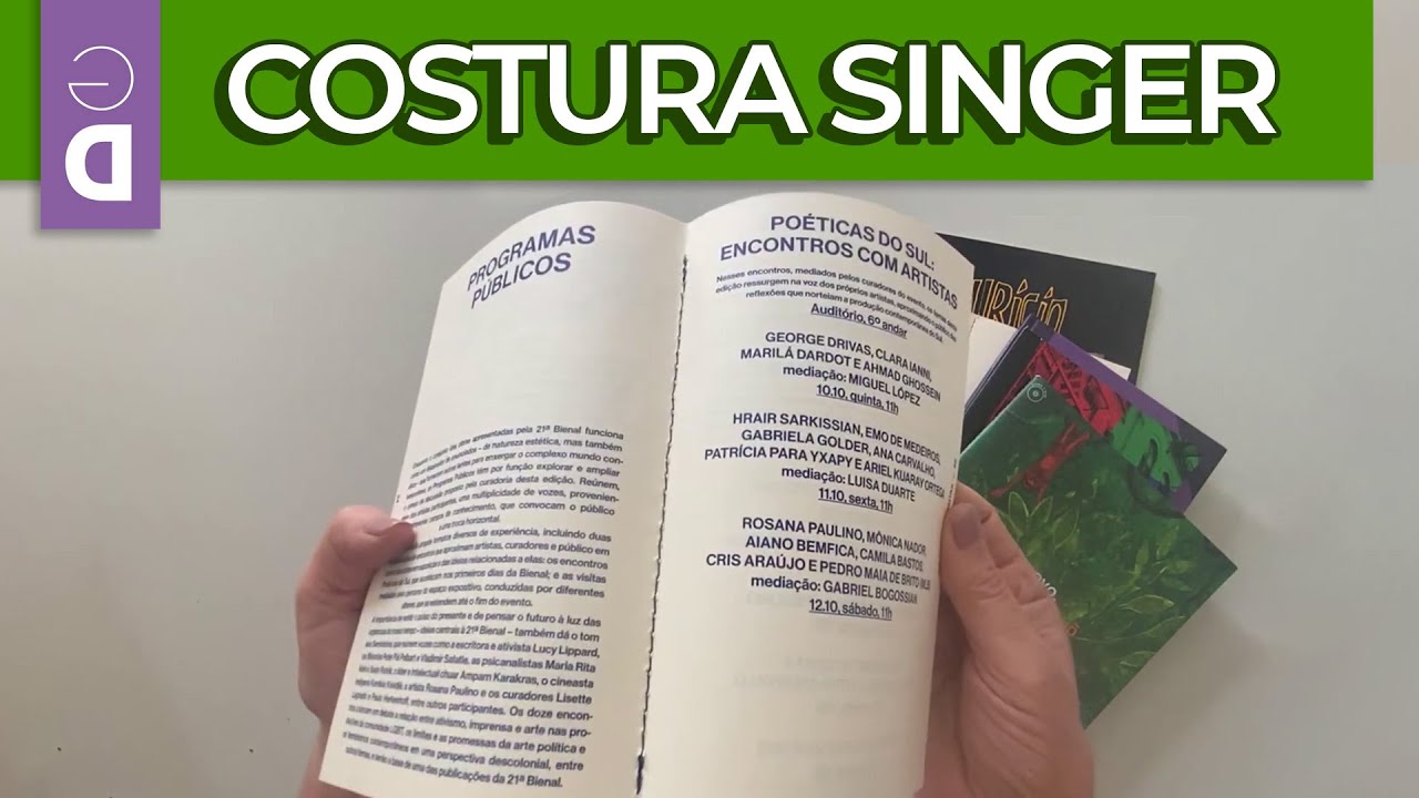 O que é COSTURA SINGER? | Gráfica Drops