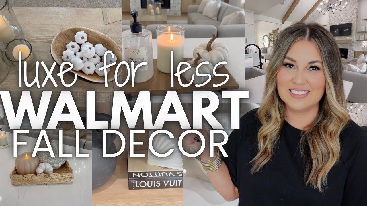 WALMART FALL DECOR ON A BUDGET | WALMART FALL FINDS WITH LINKS | HIGH END FALL DECOR ON A BUDGET