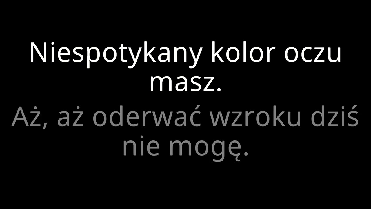 Defis - Niespotykany Kolor (Tekst)