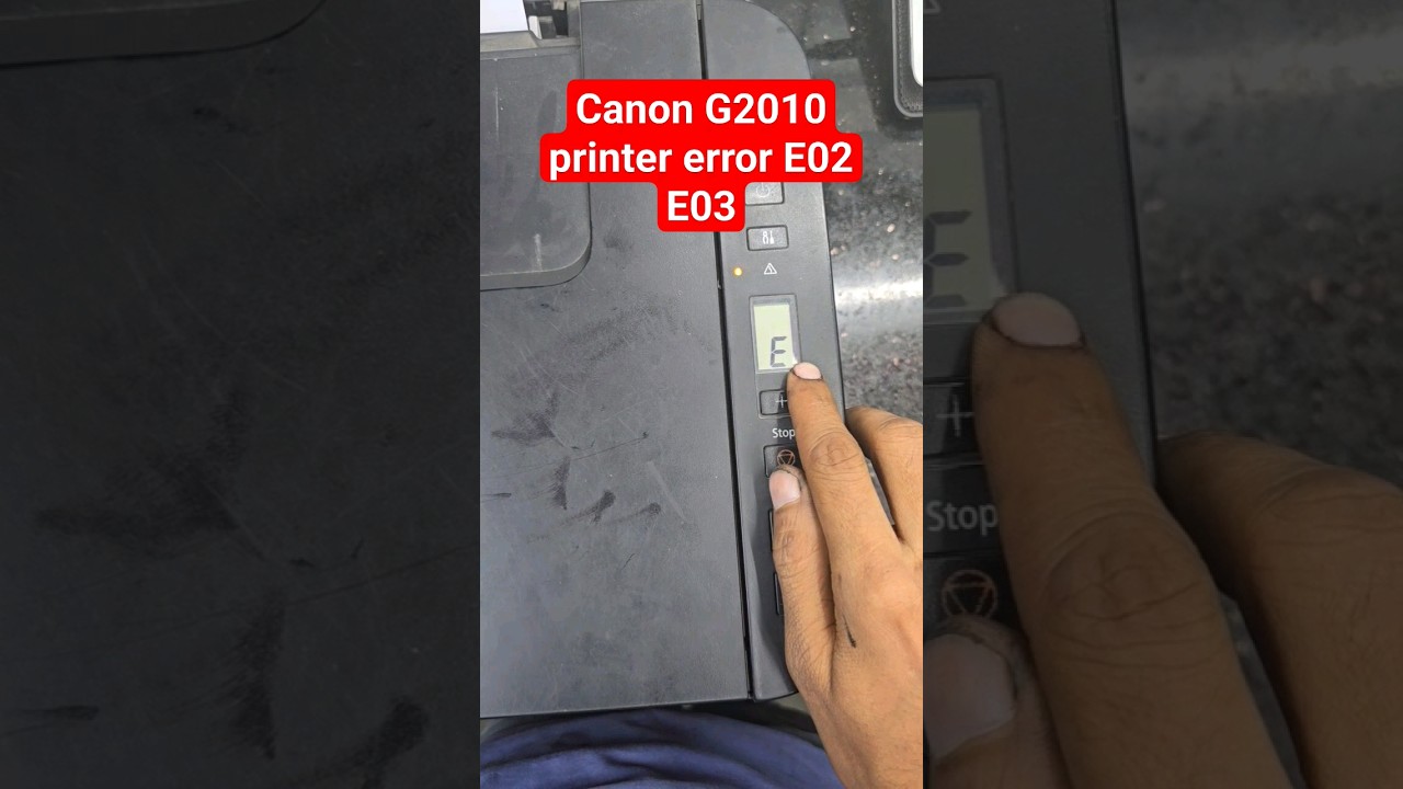 how to Canon G2010 printer error E02 E03 ASF unit Change #canon