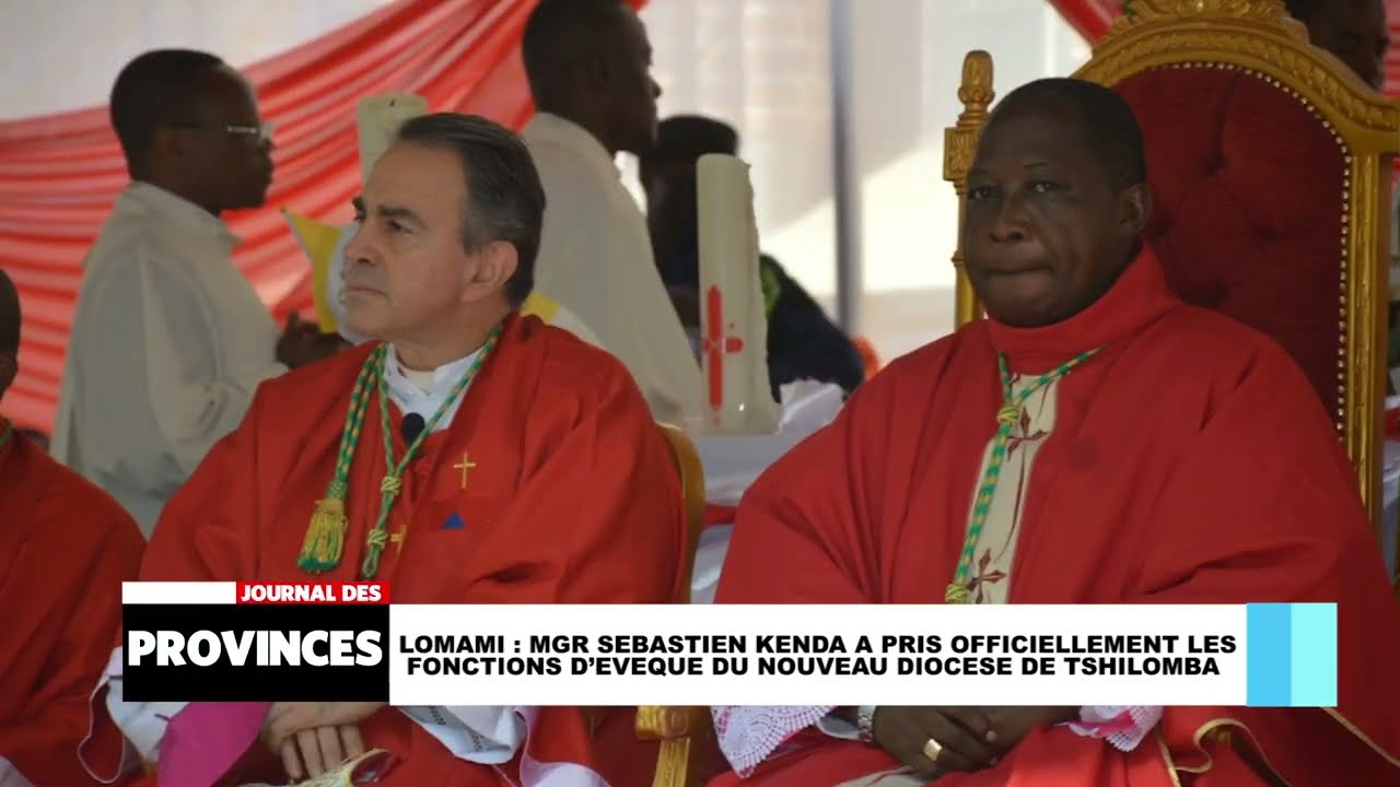 Mgr Sébastien Kenda a pris officiellement les fonctions d’évêque du nouveau diocèse de Tshilomba