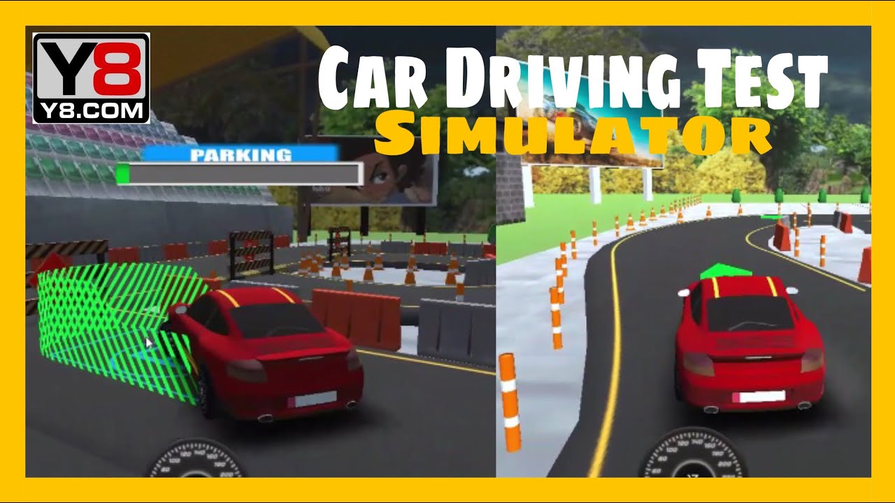 Car Driving Test Simulator / Gameplay / Y8 Games