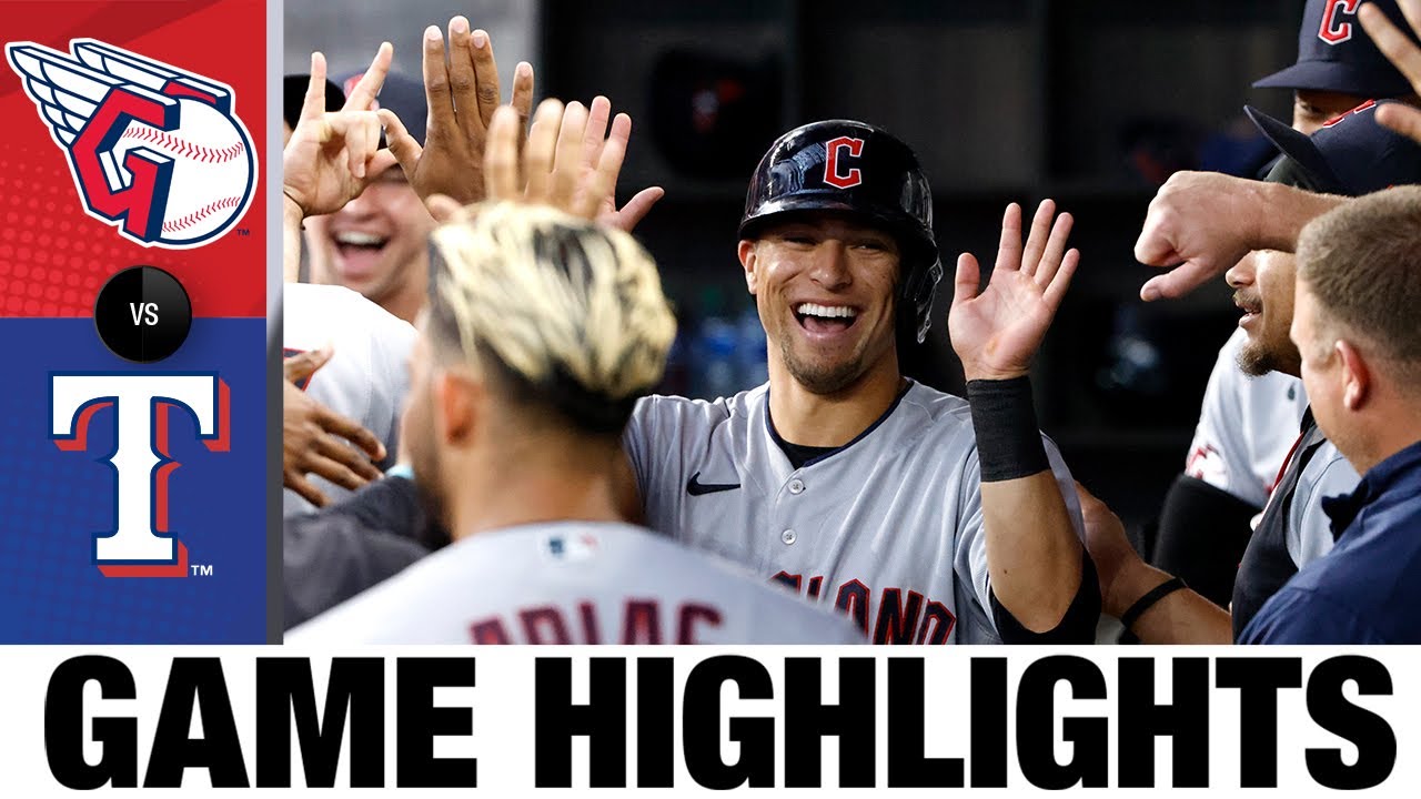 Guardians vs. Rangers Game Highlights (9/25/22) | MLB Highlights