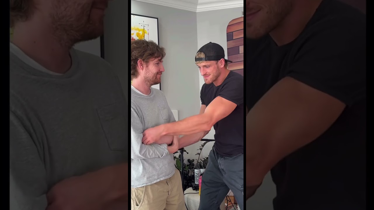Logan Paul and Dax Tickle Fight ?!?!
