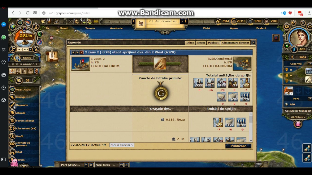 Grepolis ATTACKS on my conquest !!!