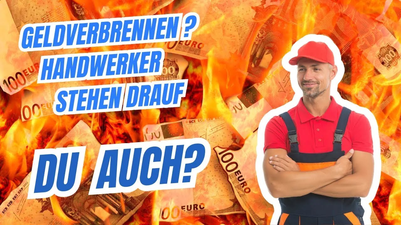 Jeder Handwerker verbrennt unn&ouml;tig Geld!