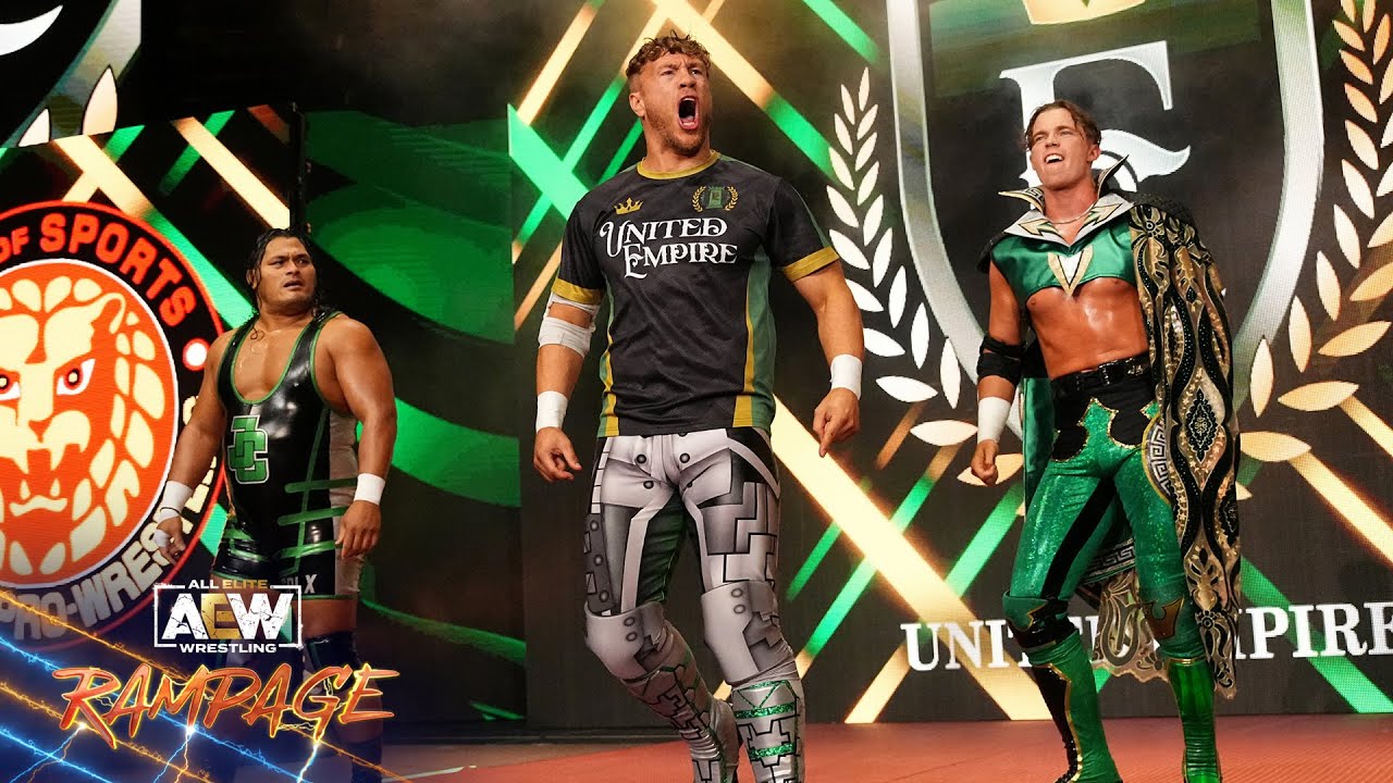 EXCLUSIVE! CHAOS vs. United Empire & Swerve Strickland entrances | 6/23/23, AEW Rampage