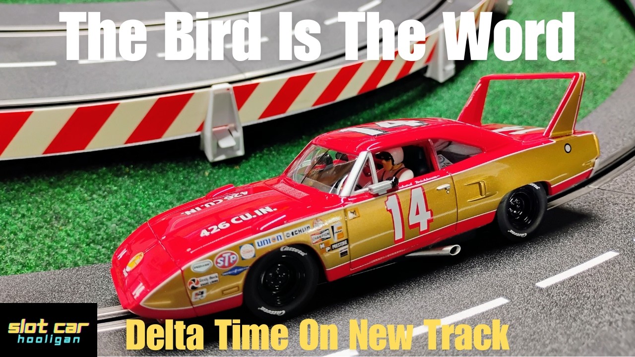 Carrera Digital 132 Plymouth Superbird | Time Trial Around New Layout | First Laps and Impressions