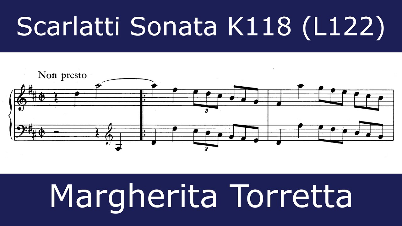 Domenico Scarlatti - Sonata in D major K118 (Margherita Torretta)