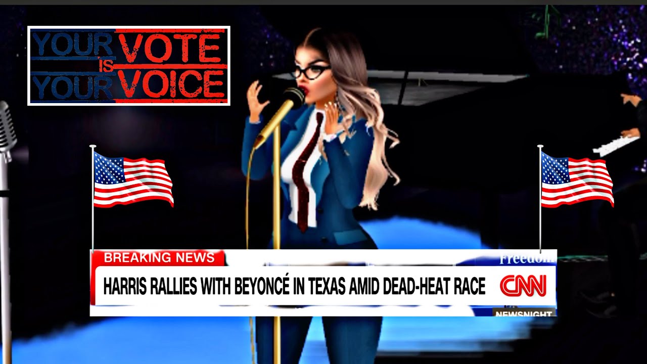 Queen Baddie- Endorses KAMALA HARRIS official IMVU PERFORMANCE