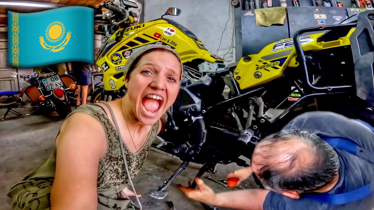 KAZAKHSTAN MECHANIC TAKES OUR BIKE APART! 🇰🇿 [S5-E30]